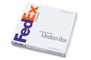 FedEx Medium Box - средний бокс для папок, книг или больших документов.