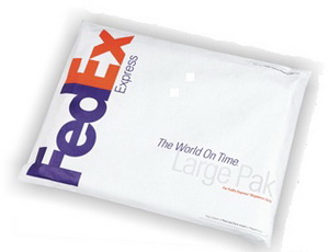 FedEx Pak - водонепромакаемая упаковка стандартного размера специально для больших документов и других компактных вещей