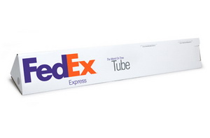 FedEx Tube - тубус для плакатов, рулонов ткани, графики и чертежей.
